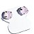 Brinco Ponto de Luz Zircônia Quartzo Rosa 5mm Prata 925 136803 - Imagem 1