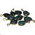 Colar Gota Lisa Pedra Apatita Azul Natural Garra Dourado - Imagem 4