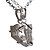 01 Pingente Nlux Pedra Turmalina Incrustada Pequeno Garra Prata 950 - Imagem 3