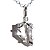 01 Pingente Nlux Pedra Turmalina Incrustada Pequeno Garra Prata 950 - Imagem 5