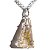 Colar Triângulo Pedra Rutilo no Cristal Garra Prata 950 - Imagem 2