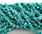 Fio Turquesa Azul Cascalho Natural Extra Furado a Laser 90cm - Imagem 2