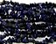 Fio Misto Pedra Estrela Azul e Onix Preto Cascalho 90cm - Imagem 1