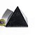 Pirâmide Obsidiana Negra Pedra Natural Baseada Quéops 8,1cm - Imagem 2