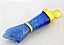 Colar Figa Mineral Quartzo Azul Montagem Envolto Dourado - Imagem 2