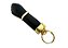 Colar Figa Pedra Onix Preto Montagem Envolto Dourado - Imagem 2
