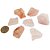 Kit 7 Pedras Quartzo Rosa Extra Pedra Bruta Natural - Imagem 3
