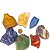 Kit 7 Chakras Pedra Bruto Natural Tamanho Grande 8 a 10 cm - Imagem 3