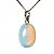 Colar Cabochão Oval Pedra da Lua 20mm Pino Prata 950 - Imagem 3