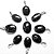 Colar Mini Cabochão Pedra Turmalina Preta 18mm Prata 950 - Imagem 4