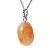Colar Mini Cabochão Aragonita Raio Laranja Pino Prata 950 - Imagem 7