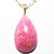 Colar Gota Pedra Amazonita Pink Montagem Pino Dourado - Imagem 1