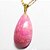 Colar Gota Pedra Amazonita Pink Montagem Pino Dourado - Imagem 2
