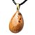 Colar Gota Pedra Jaspe Leopardo Montagem Pino Dourado - Imagem 6