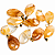 Colar Gota Hematoide Amarelo Pequeno Pedra Natural Dourado - Imagem 7