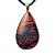 Colar Gota Obsidiana Mahogany Pedra Natural Montagem Dourado - Imagem 6