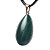 Colar Gota Quartzo Verde Pedra Natural Montagem Dourado - Imagem 8