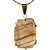 Colar Pedra Cristal Rutilo Baguette Garra Dourada - Imagem 1