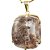 Colar Pedra Cristal Lodolita Baguette Garra Dourada - Imagem 1