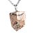 01 Pingente Nlux Pontinha Jaspe Leopardo Grande Pino Prata 950 - Imagem 3