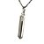 01 Pingente Nlux Cristal Laser 30mm Pedra Natural Bruto Pino Prata 950 - Imagem 3