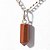 Colar Micro Pontinha Pedra do Sol Montagem Prata 950 - Imagem 2