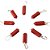 01 Pingente Nlux Micro Pontinha Jaspe Vermelho Montagem Prata 950 - Imagem 3