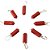 Colar Micro Pontinha Jaspe Vermelho Montagem Prata 950 - Imagem 2