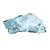 Pedra Larimar Natural Chapa Pequena 35 mm 12 gr Antiestress - Imagem 2