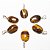 Colar Cabochão Oval Pedra Olho de Tigre 20mm Pino Prata 950 - Imagem 4