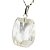 01 Pingente Nlux Pedrinha Cristal com Lodolita Natural Montagem Pino Prata 950 - Imagem 3