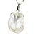 Colar Cristal com Lodolita Natural Montagem Pino Prata 950 - Imagem 2
