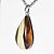 Colar Gota Pedra Jaspe Policromo Natural Pino Prata 950 - Imagem 2