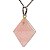 Colar Pirâmide Quartzo Rosa Montagem Pino Prata 950 - Imagem 5