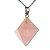 Colar Pirâmide Quartzo Rosa Montagem Pino Prata 950 - Imagem 3
