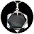 Colar Estrela de Davi Pedra Cristal Montagem Pino Prata 950 - Imagem 1