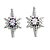 Brinco Estrela Meteoro Zircônia Mista Prata 925 17mm - Imagem 4
