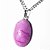 Pingente Oval Amazonita Rosa 25mm Natural Pino Prata 950 - Imagem 2