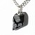 Colar Obsidiana Flocos de Neve Natural Pino Prata 950 - Imagem 1
