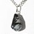 Colar Obsidiana Flocos de Neve Natural Pino Prata 950 - Imagem 3