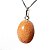 Colar Cabochão Oval Pedra Amazonita Pêssego 20mm Prata 950 - Imagem 6