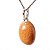 Colar Cabochão Oval Pedra Amazonita Pêssego 20mm Prata 950 - Imagem 5