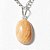 Colar Cabochão Oval Pedra Amazonita Pêssego 20mm Prata 950 - Imagem 2