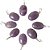Colar Cabochão Oval Pedra Lepidolita Roxa 20mm Prata 950 - Imagem 2