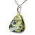 01 Pingente Nlux Pedrinha Serpentinita Natural Montagem Pino Prata 950 - Imagem 6