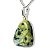 01 Pingente Nlux Pedrinha Serpentinita Natural Montagem Pino Prata 950 - Imagem 5