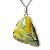 01 Pingente Nlux Pedrinha Opala Fossilizada Rolada Montagem Pino Prata 950 - Imagem 8