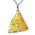 01 Pingente Nlux Pedrinha Opala Fossilizada Rolada Montagem Pino Prata 950 - Imagem 3