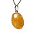 Colar Cabochão Oval Pedra Citrino Liso 20mm Pino Prata 950 - Imagem 7