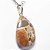 Colar Gota Jaspe Leopardo Natural Leopardita Pino Prata 950 - Imagem 2